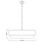 Z-Lite Counterpoint Chandelier, 6-Light, 31.5 In.W x 40.5 In.H, Modern Gold/White 495P32-MGLD - alternate 6